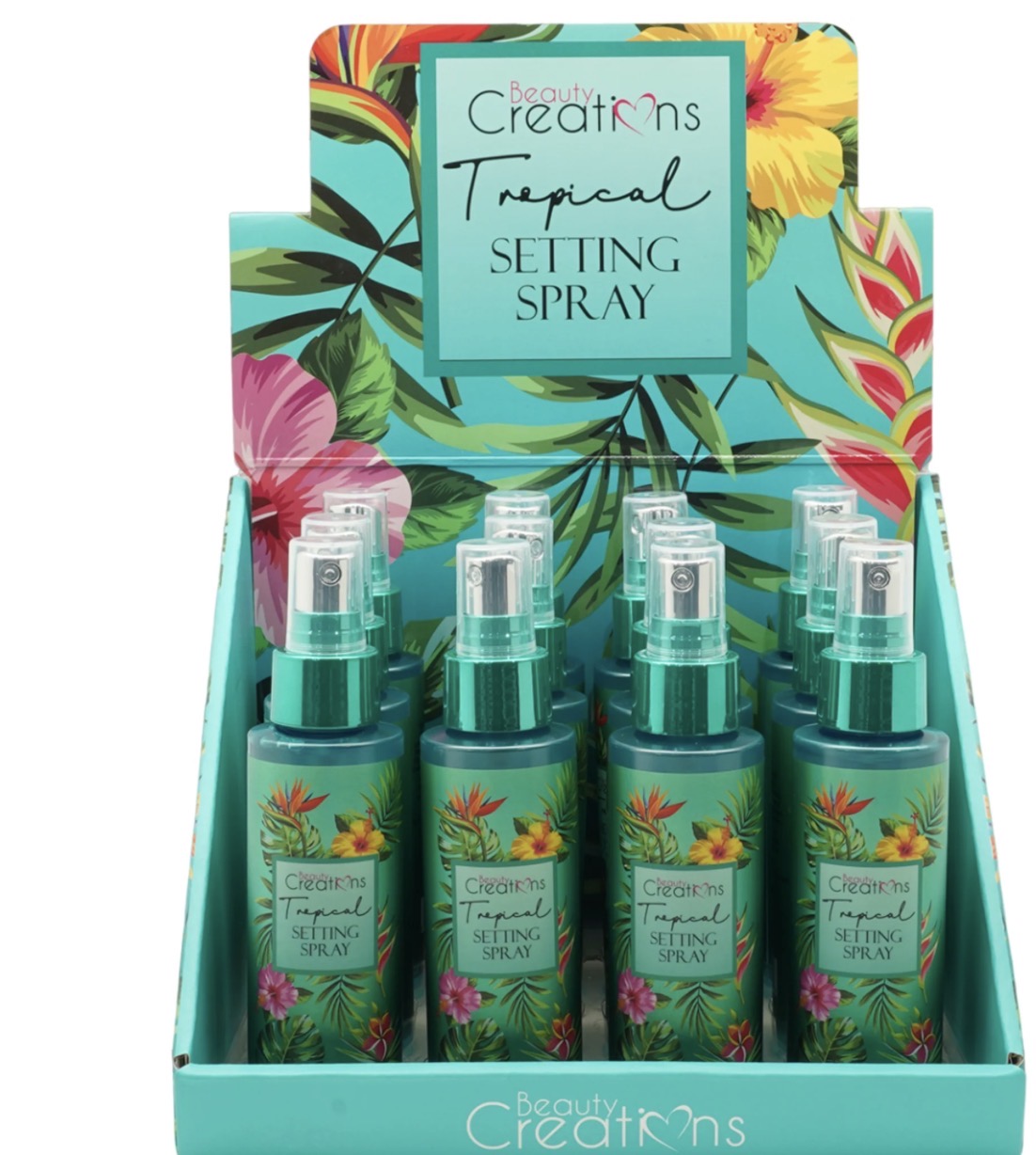 Tropical setting spray