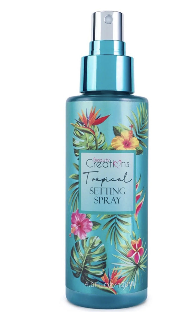 Tropical setting spray